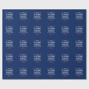 Papel De Regalo Campaña Electoral Personalizada