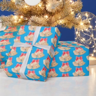 Papel De Regalo Campanas de Navidad