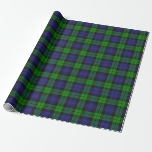 Papel De Regalo Campbell Clan Tartan Plaid Black Watch
