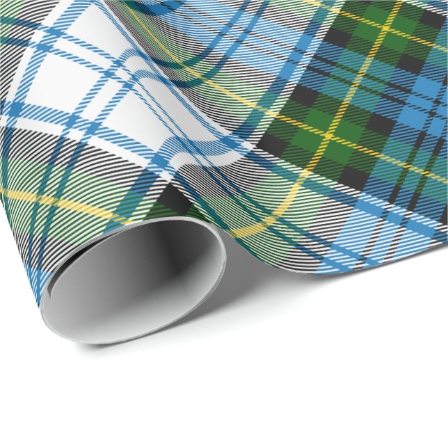 Papel De Regalo Campbell Dress Tartan (Esquina del rollo)