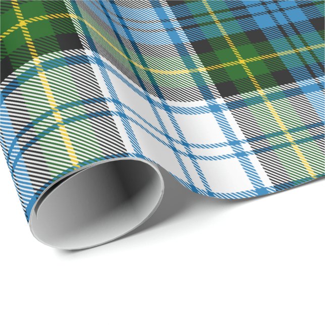 Papel De Regalo Campbell Dress Tartan (Esquina del rollo)