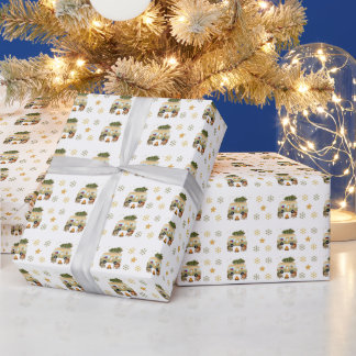 Papel De Regalo Camper navideño acogedor