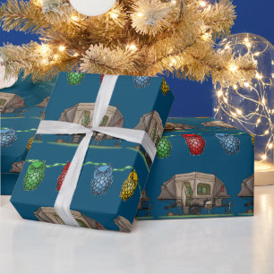 Papel De Regalo Camper RV feliz Opus 4 Pop Up Camper