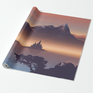 Papel De Regalo Campo de bomberos cerca del lago