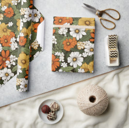 Papel De Regalo Campo de flores