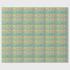 Papel De Regalo Campo de Flores
