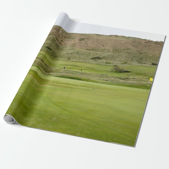 Papel De Regalo Campo de golf (Desenrollado)