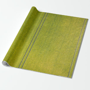 Papel De Regalo Campo de hierba verde