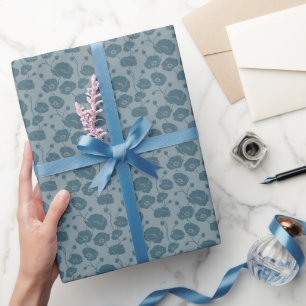 Papel De Regalo Campo de los blues de Poppies