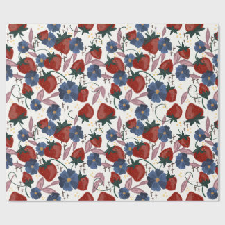 Papel De Regalo Campos de Fresas