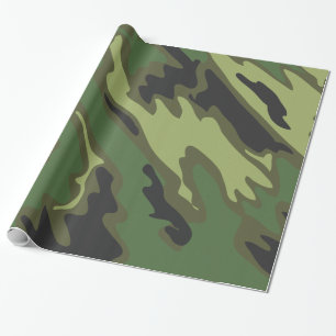 Papel De Regalo Camuflaje