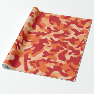 Papel De Regalo Camuflaje Apricot Lava