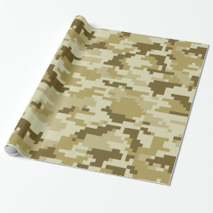 Papel De Regalo Camuflaje/Camo del desierto de 8 del pedazo