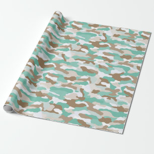 Papel De Regalo Camuflaje costero