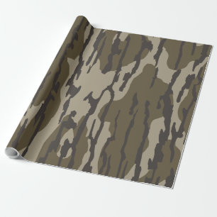 Papel De Regalo Camuflaje de la vieja escuela de Bottomland Camo