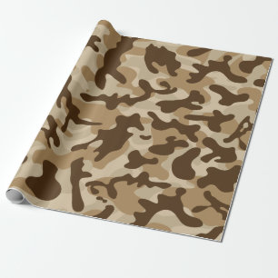 Papel De Regalo Camuflaje del desierto