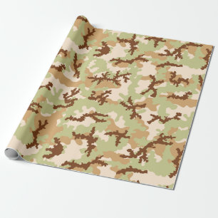 Papel De Regalo Camuflaje del desierto