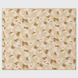 Papel De Regalo Camuflaje del desierto