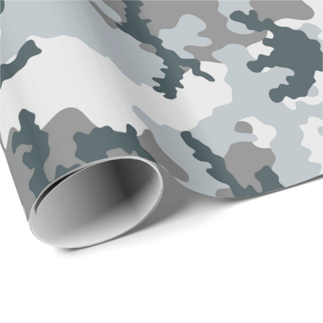 Papel De Regalo Camuflaje urbano (Esquina del rollo)