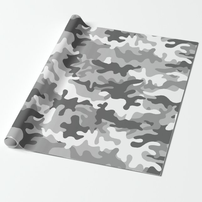 Papel De Regalo "Camuflaje urbano" (Desenrollado)