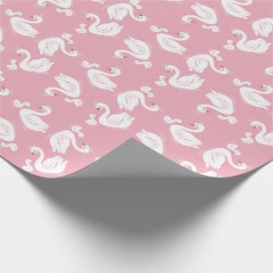 Papel De Regalo Caña pájaro Baby Shower con tema de la corona ro
