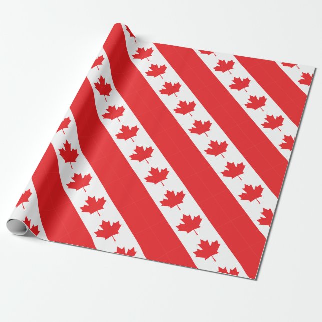 Papel De Regalo Canadá (Desenrollado)