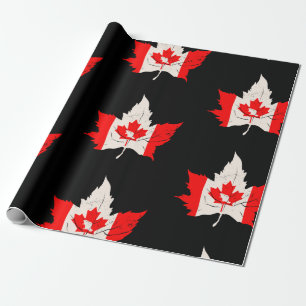Papel De Regalo canadá castor de hojas de arce