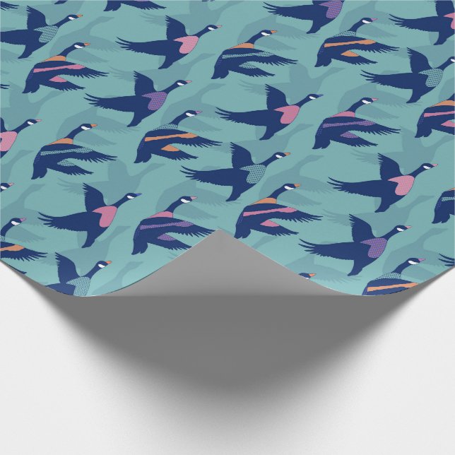 Papel De Regalo Canadá Geese (Esquina)