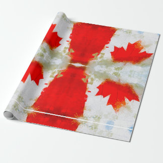 Papel De Regalo Canadá Mi Canadá (Bandera Canadiense)