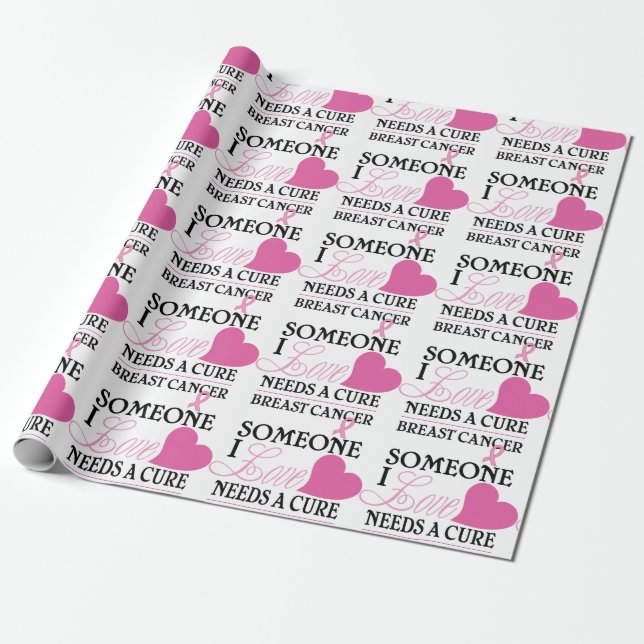Papel De Regalo Cáncer de mama (Desenrollado)