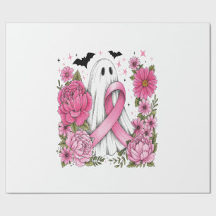 Papel De Regalo Cáncer de Mama Halloween Fantasma Boho