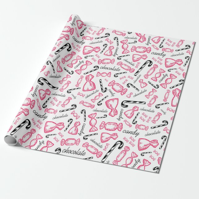 Papel De Regalo Candy (Desenrollado)