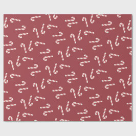 Papel De Regalo Candy Cane Wrapping Paper