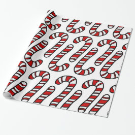 Papel De Regalo Candy Canes