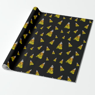 Papel De Regalo Candy Corn Blackboard Chalk