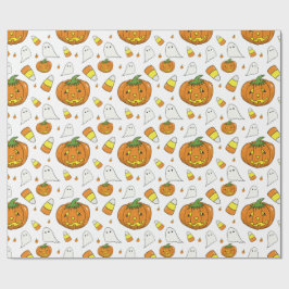 Papel De Regalo Candy Corn Pattern Wrapping Paper