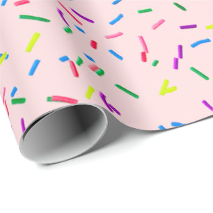 Papel De Regalo Candy Se Raspira En Rosa