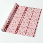 Papel De Regalo CandyCane y rayas Patrón rosa, rojo, blanco<br><div class="desc">El papel de envolver es una forma perfecta de hacer que sus regalos destaquen a estos Navidades Si amas a los Navidades y Candy Canes este diseño es para ti. Este trabajo decorativo es la manera perfecta de hacer que sus regalos destaquen de una manera elegante e impresionante este año....</div>