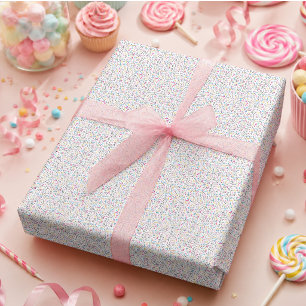 Papel De Regalo Candyland Sweet Celebration Niños Fiesta de cumple