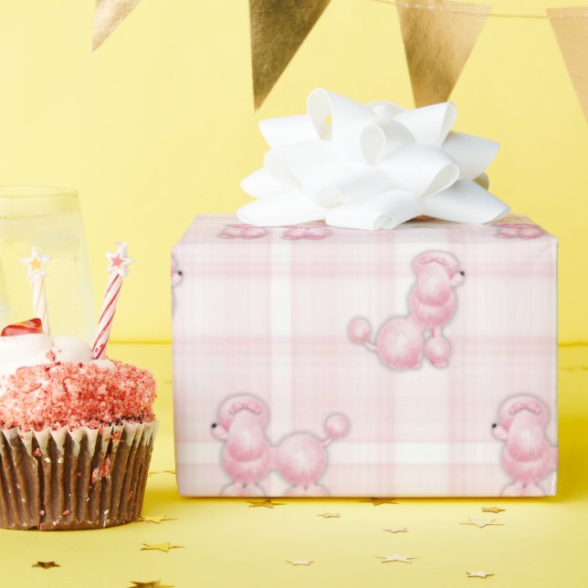 Papel De Regalo Cangrejos Franceses Rosados En Placa (Fiesta de cumpleaños )