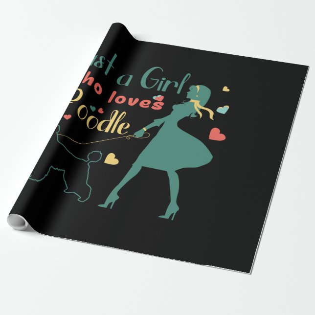 Papel De Regalo Caniche (Desenrollado)