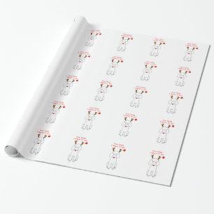 Papel De Regalo Caniche estimado Santa….