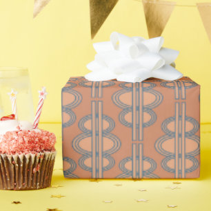Papel De Regalo Cañones de Salmon Oval
