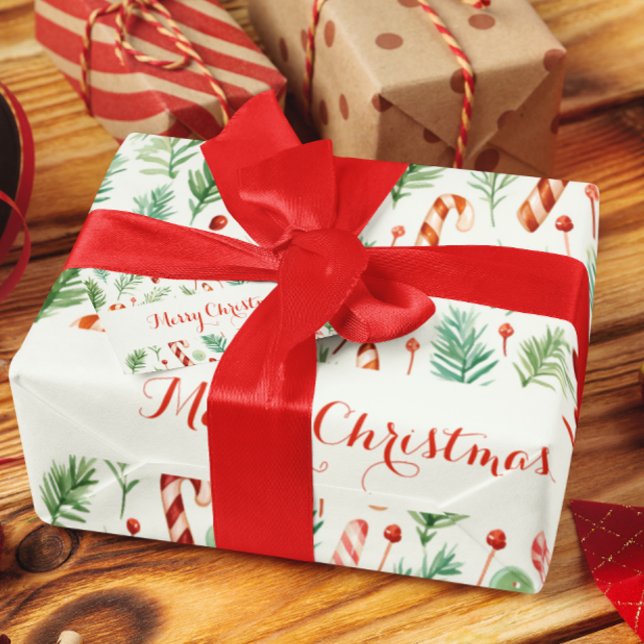 Papel De Regalo Cañones dulces y dulces navidad (Subido por el creador)