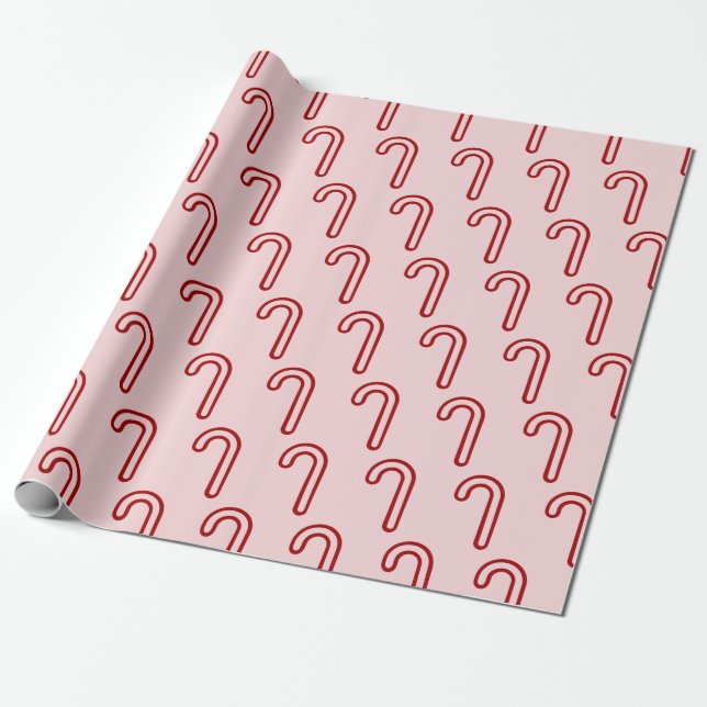 Papel De Regalo Cañones rojos y rosados (Desenrollado)