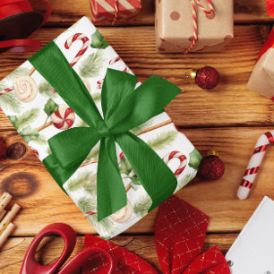 Papel De Regalo Cañones y Navidades dulces y dulces