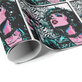 Papel De Regalo Cantante Pop Art Rocker Punk Semitono Amantes de l