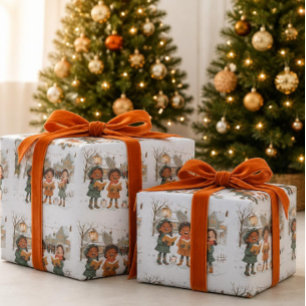 Papel De Regalo Cantantes de Navidad