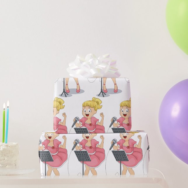 Papel De Regalo Canto chica (Subido por el creador)