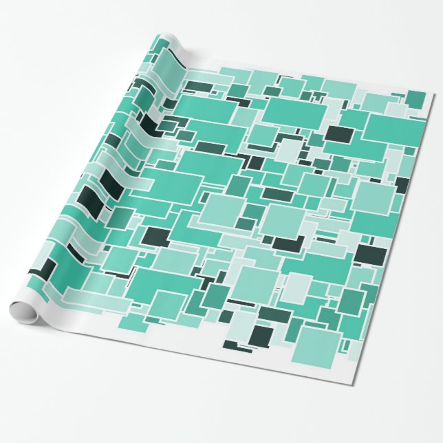 Papel De Regalo Caos azur (Desenrollado)